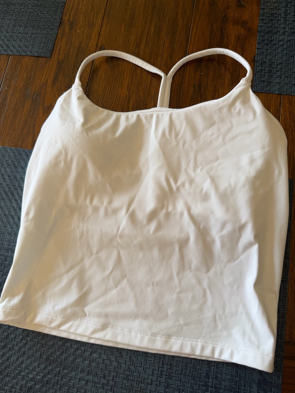 Calia White Racerback Tank Top